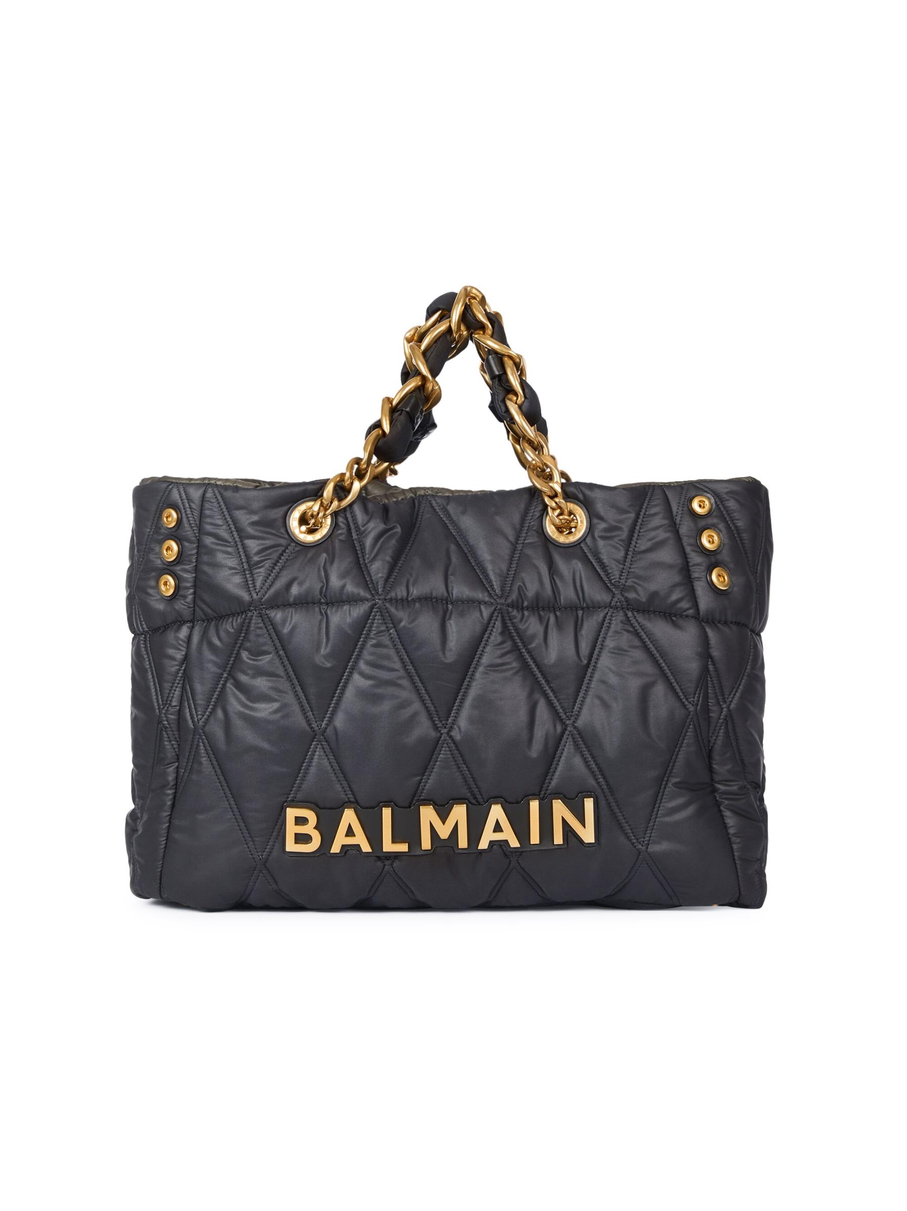Balmain - 1945 格子キルトのトートバッグ をオンライン購入