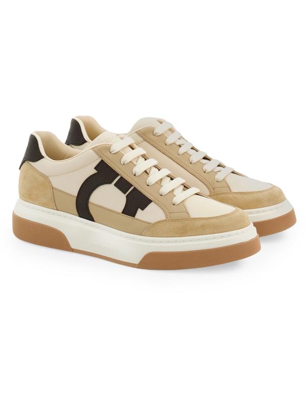 【FERRAGAMO】スエード レザー カッシーナ スニーカー FERRAGAMO】スエード レザー カッシーナ スニーカー (FERRAGAMO
