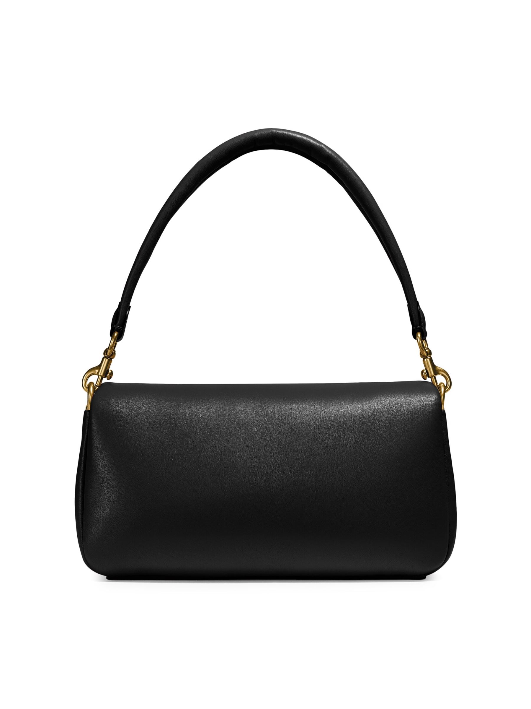 【関税送料込】COACH ‘Pillow Tabby 26’ ショルダーバッグ Coach Pillow Tabby Shoulder Bag 26 Black in Nappa/Smooth