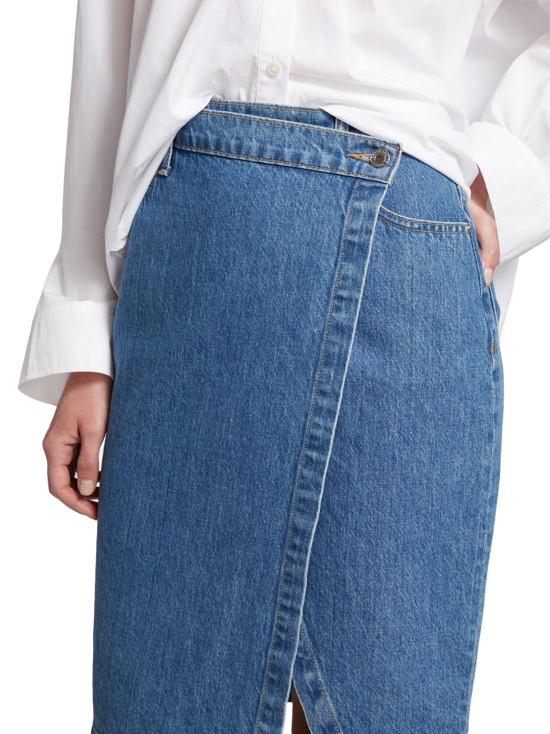hnasama　Diante REMAKE DENIM SKIRT hnasama Diante REMAKE DENIM SKIRT Remake denim skirt