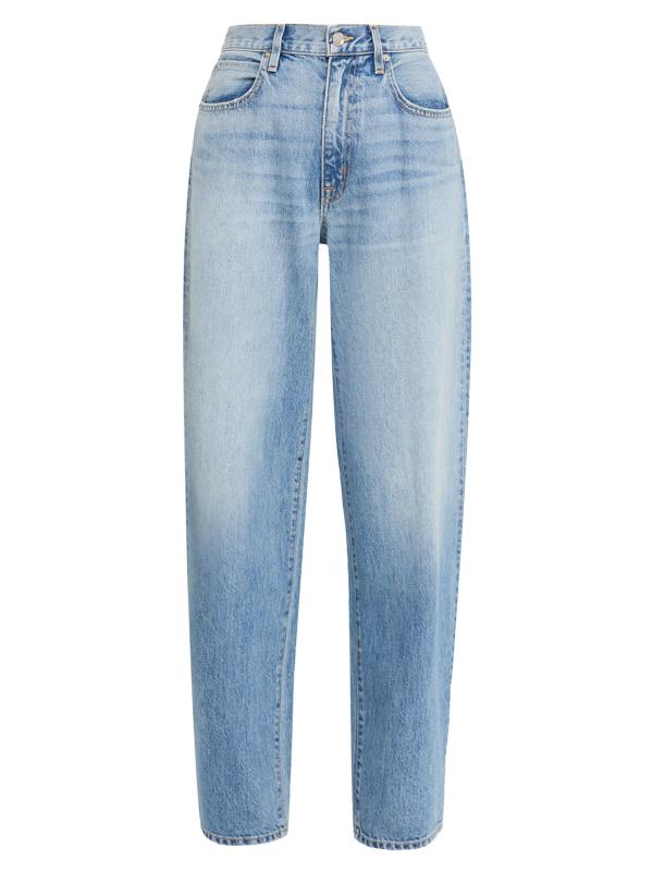 بنطال جينز إيلا مريح بخصر متوسط