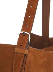 【toteme】ベルト付き スエードトートバッグ TOTEME スエード トートバッグ ベルト付き | NET-A-PORTER