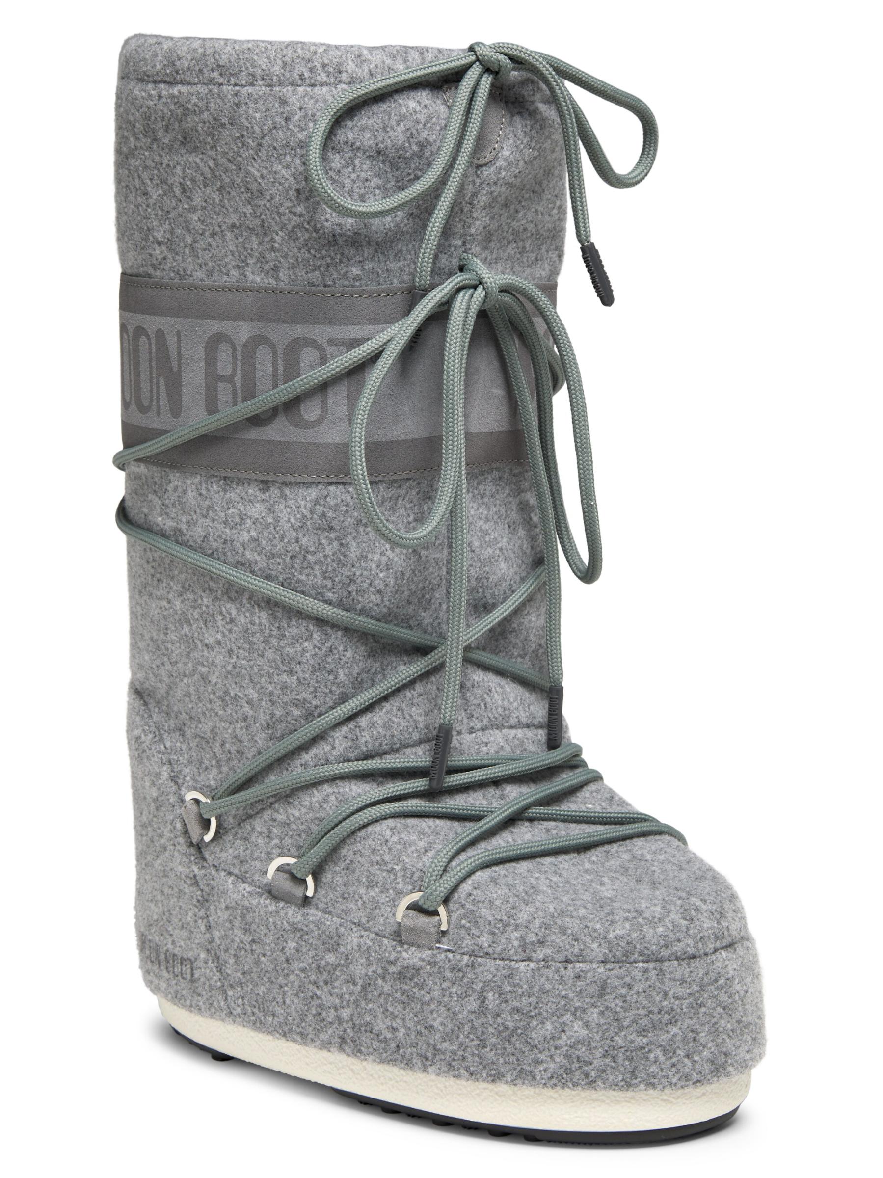 スニーカー MOON BOOT Park Soft Felt Sneakers Grey PARK SOFT GREY FELT SNEAKERS | Moon Boot®