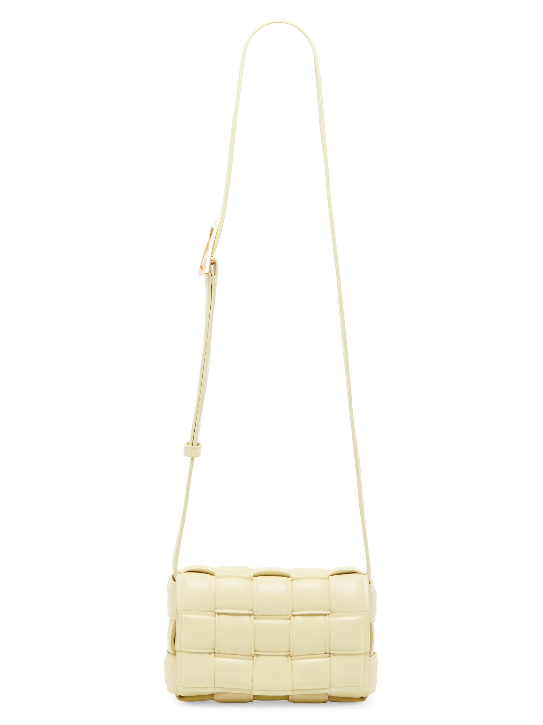 Shop Bottega Veneta - Mini Padded Cassette Leather Crossbody