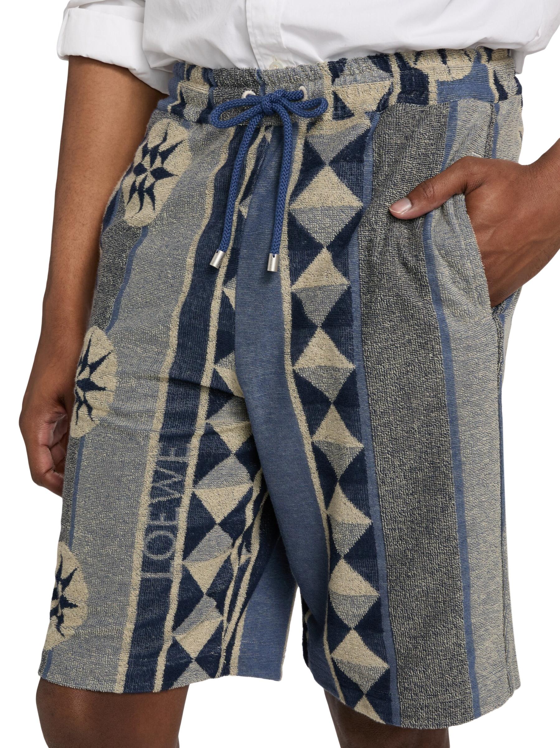 ショートパンツ Loewe Paula'S Ibiza Shorts In Spugna Di Cotone Jacquard LOEWE + Paula's Ibiza Wide-Leg Printed Cotton-Blend Terry