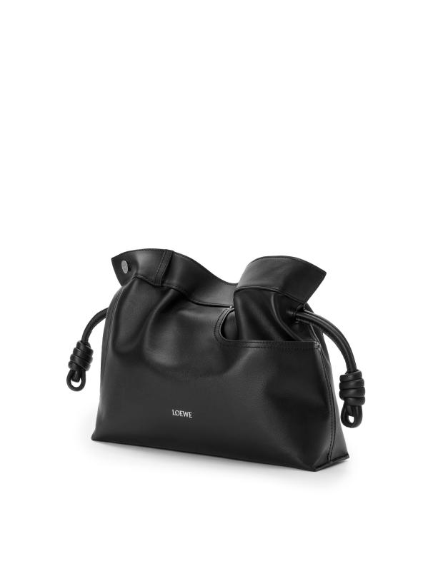 #2: حقيبة بانتا فلامنكو متوسطة الحجم من الجلد - أسود