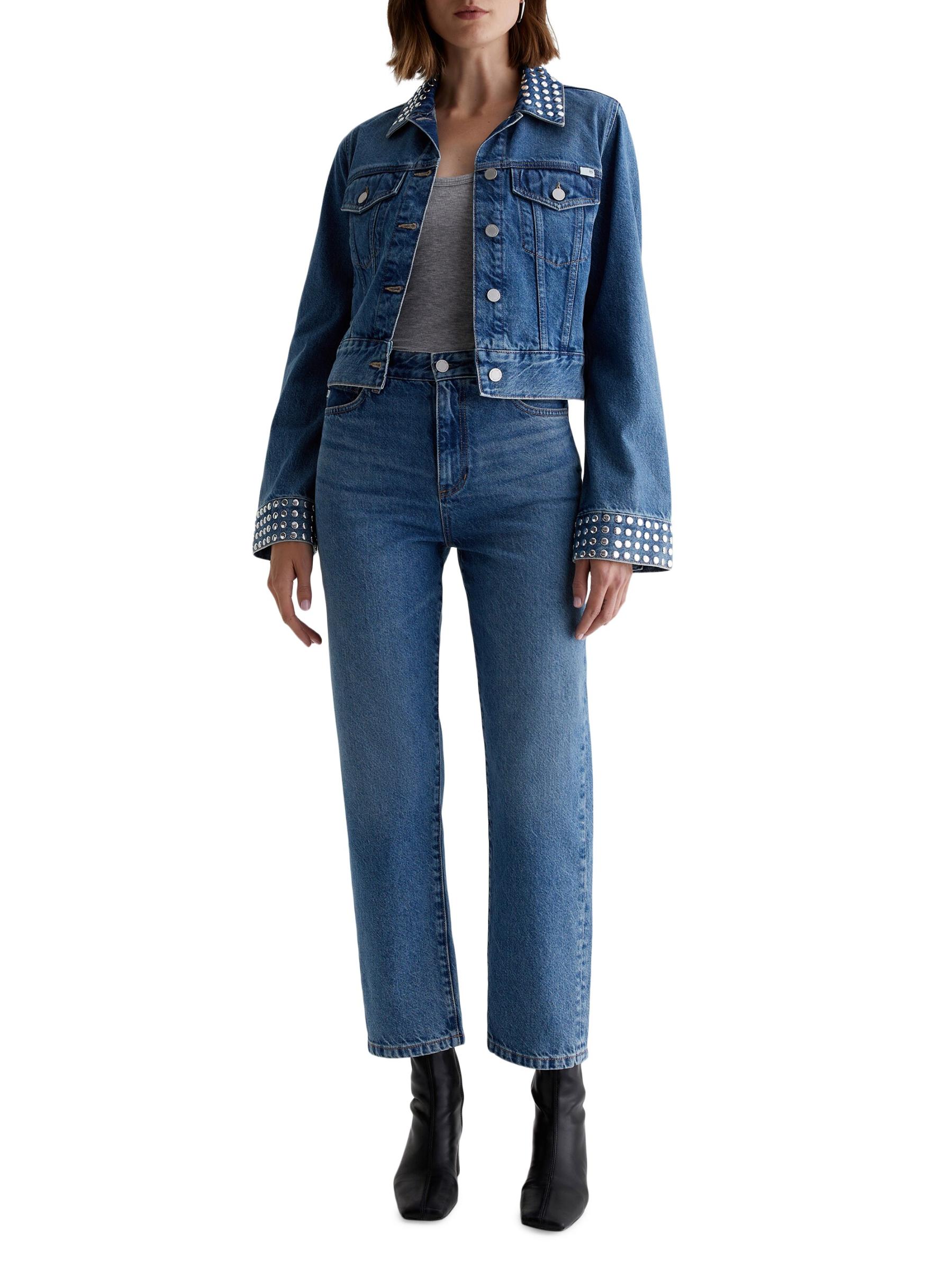 AG Gジャン 最終値下げ AG Jeans - イザ・スタッズ・デニム・ジャケット をオンライン