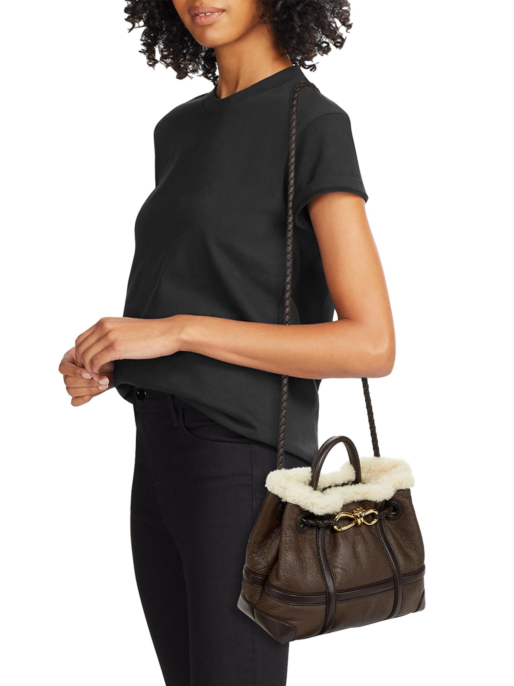 小物 temple  Bottega Veneta BOTTEGA VENETA Andiamo small embellished intrecciato leather tote