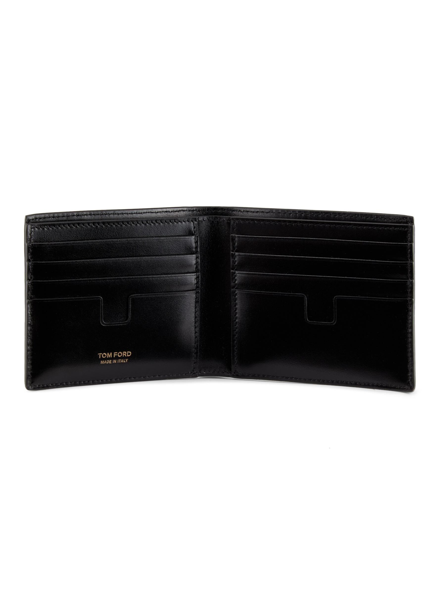 Shop Tom Ford - Python-Embossed T Line Bifold Wallet | Saks