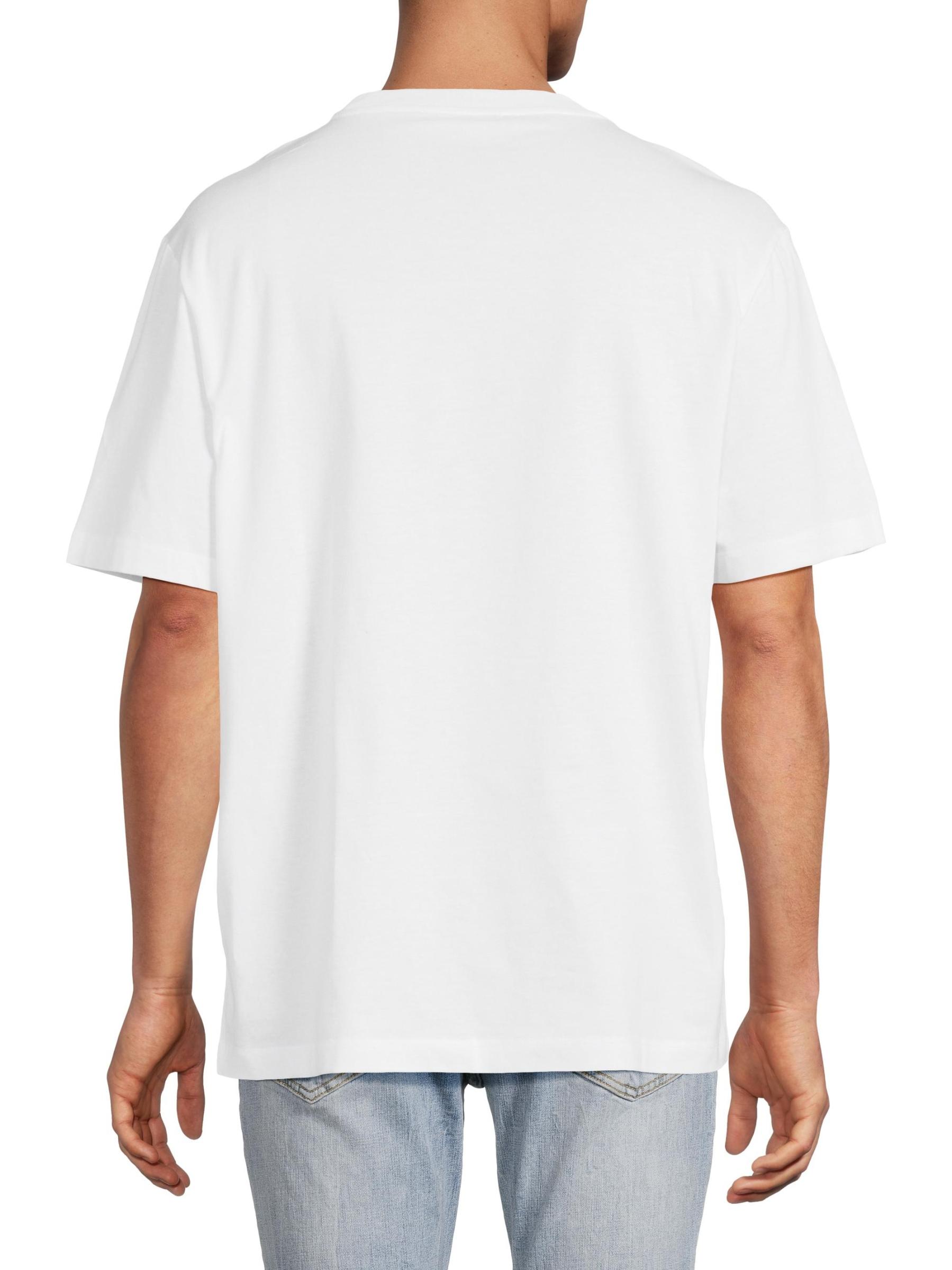 Shop Versace - Maxi Chain Logo Print T-Shirt | Saks Fifth