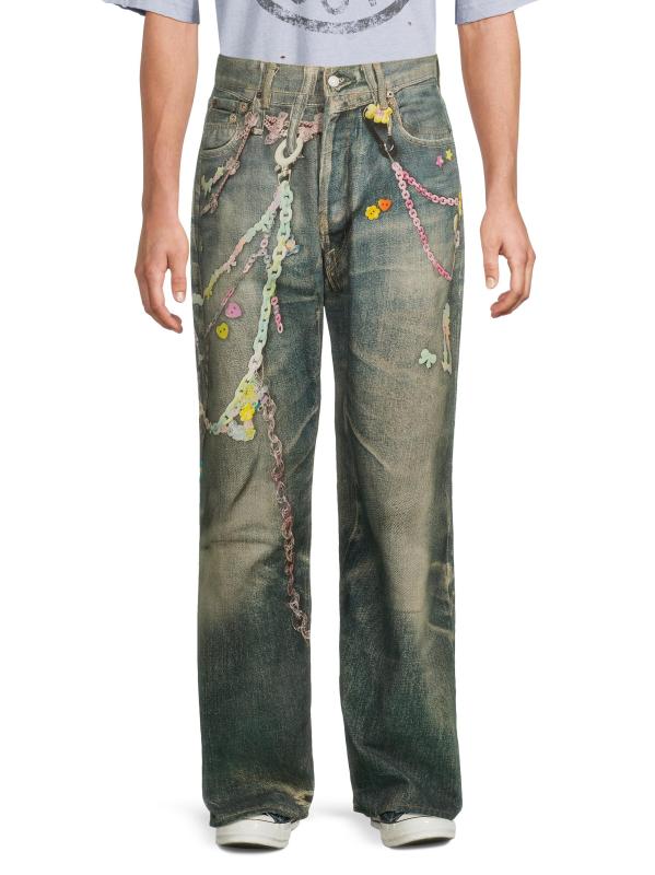 acne studios kawii key chain デニム Shop Acne Studios - 1981M Kawaii Keychains Jeans | Saks