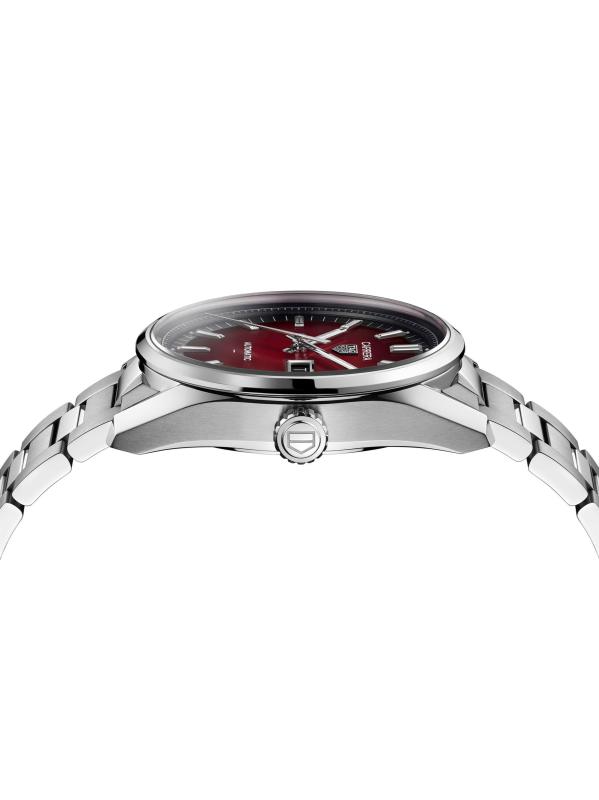 #4: ساعة كاريرا بسوار من الفولاذ المقاوم للصدأ/41 مم - فولاذ مقاوم للصدأ