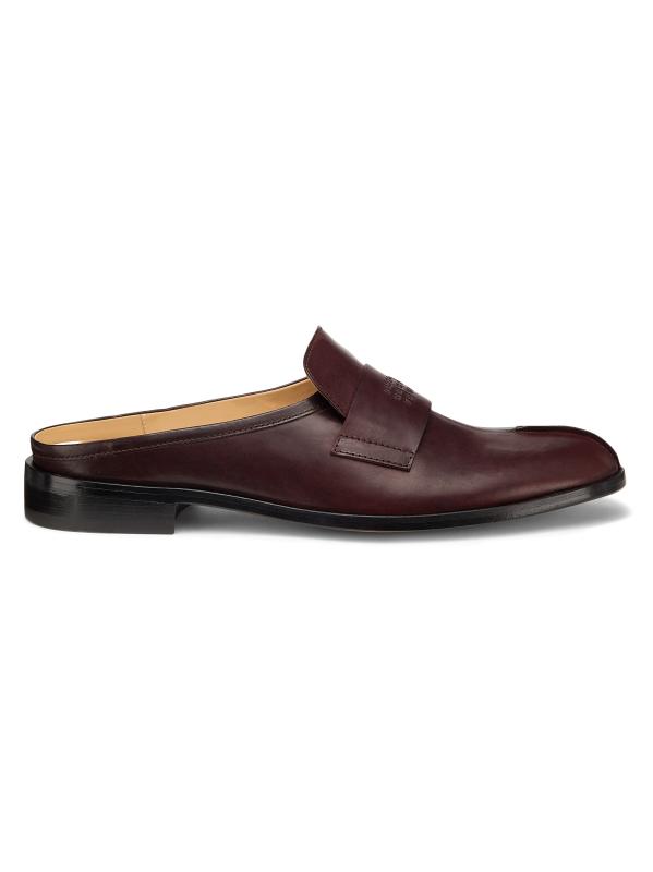 【MAISON MARGIELA】 レザーパンプス ミュール Shop MM6 Maison Margiela - Leather Slip-On Mules | Saks