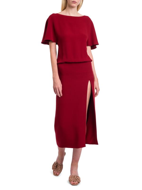 #6: فستان بلوسون متوسط الطول - كريميسي