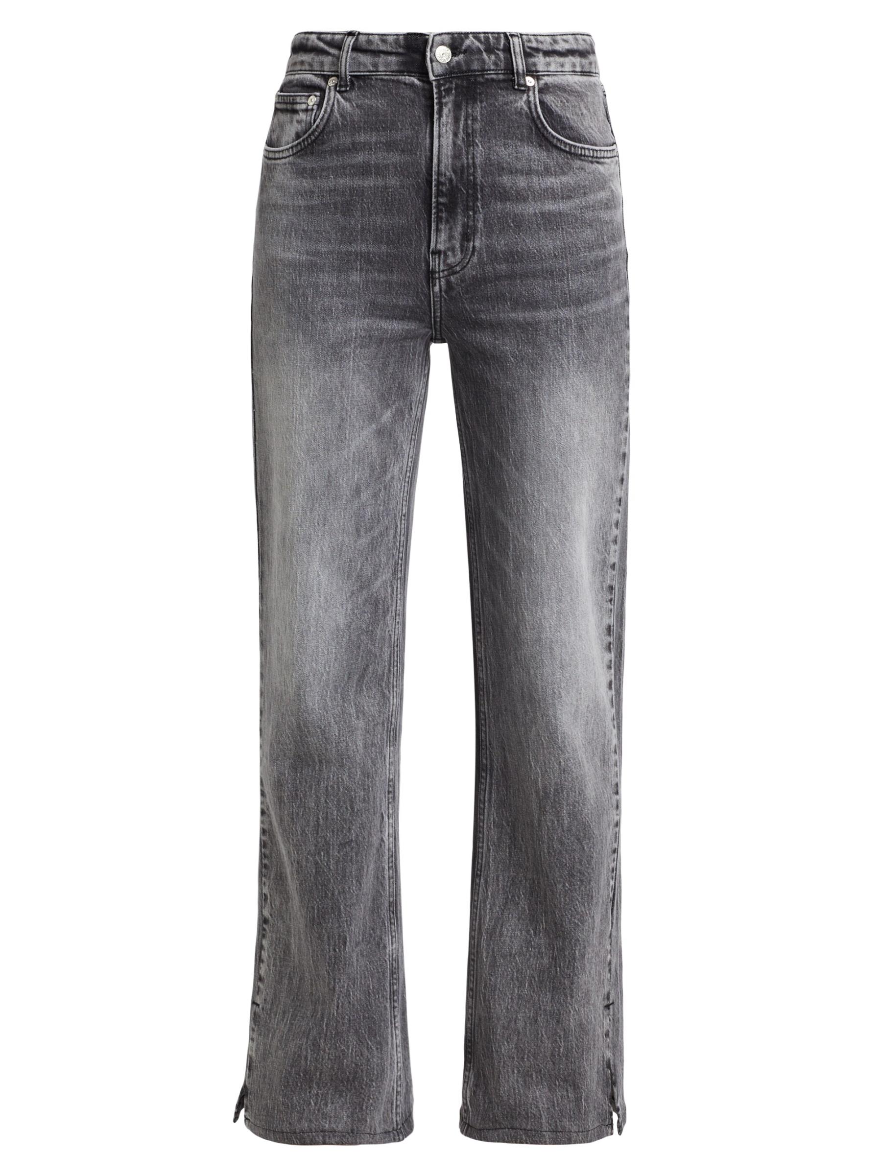 Shop Moschino Jeans - High-Rise Split Hem Bootcut Jeans