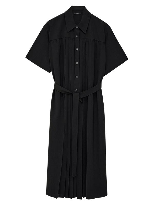 قميص متوسط الطول بطيات من أركيد