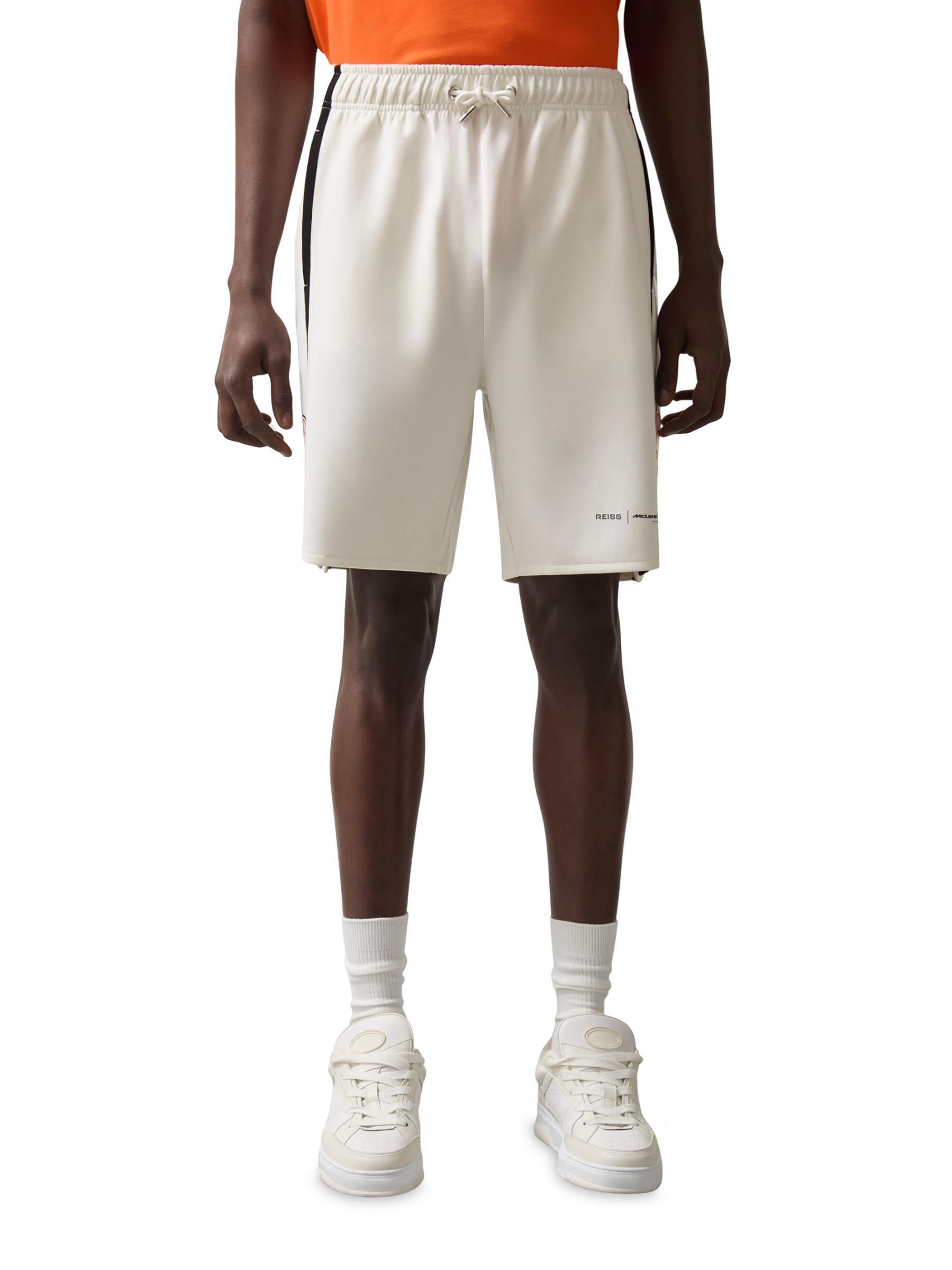 【海外限定】REISSショートパンツ☆Sophia McLaren F1 Team Ribb Reiss McLaren F1 Team Ribbed Boxer Shorts in Grey Melange