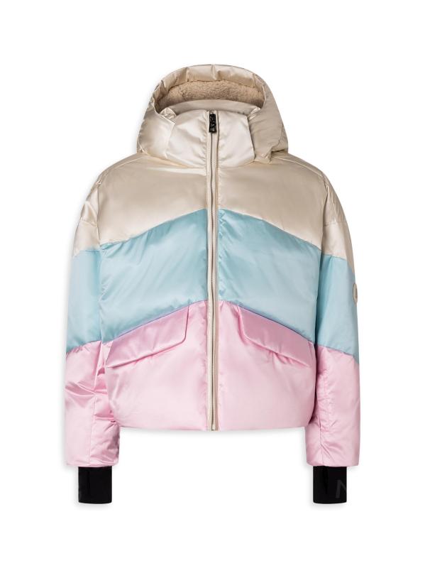 معطف ليندا ساتان للفتيات الصغيرات والفتيات