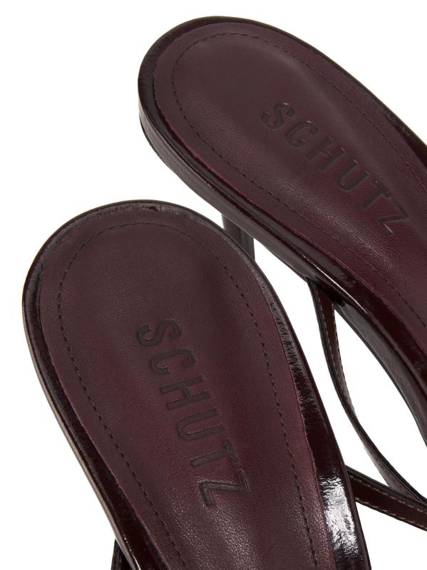 #6: بغال جلدية حاصلة على براءة اختراع من الزهور مقاس 90 مم - خشب القيقب