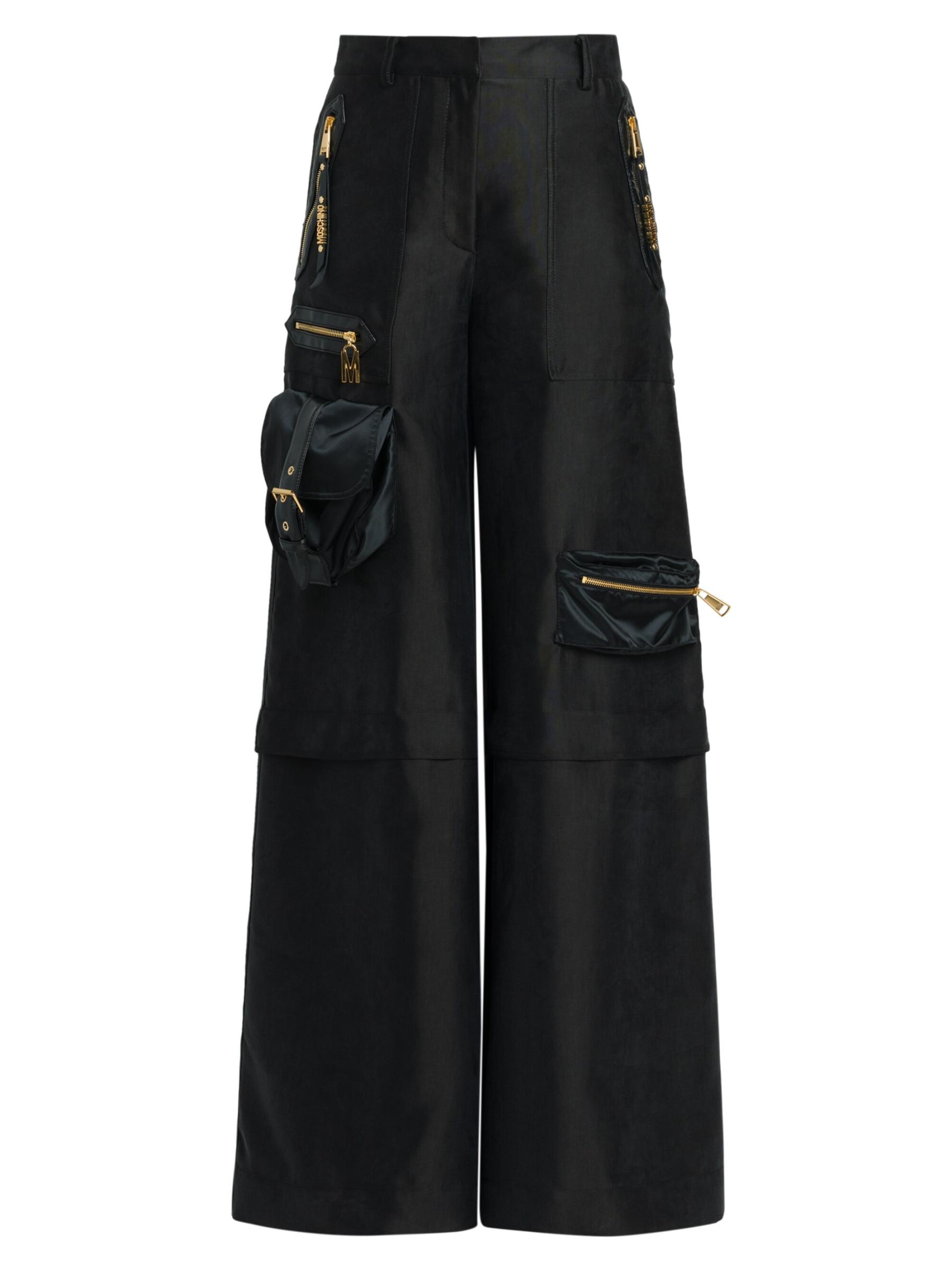 パンツ 00s archive MANCHURY wide cargo pants Shop Moschino - Archive Wide-Leg Utility Pants | Saks Fifth