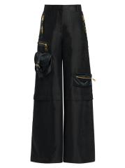 ボトムスその他 Moschino Brown wide cargo trousers wide cargo pants(brown/black) | ok.soon