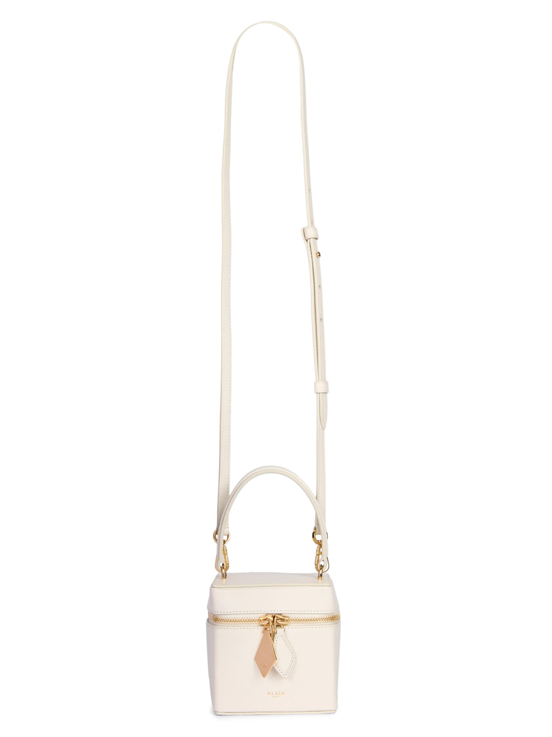 Shop Alaïa - Cube Leather Vanity Leather Case | Saks Fifth
