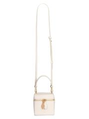 【パーティーの主役級】ALAIA CUBE Shiny Goatskin Vanity Case Alaïa Cube Vanity Case | Black | FARFETCH