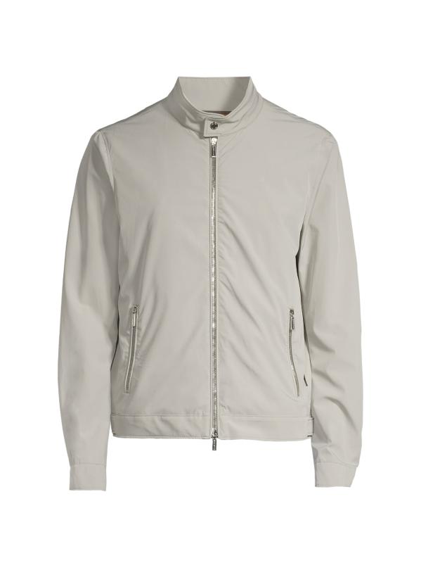 Shop Moorer - Banded Collar Bomber Jacket | Saks Fifth