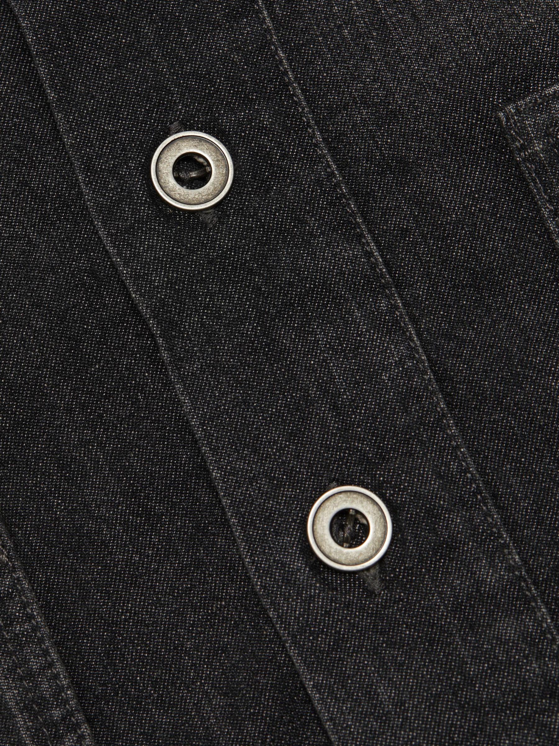 Maison Margiela - オーバーサイズ・デニム・プルオーバー・シャツ を