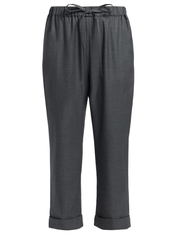 بنطال رياضي قصير من الصوف بكفة عالية