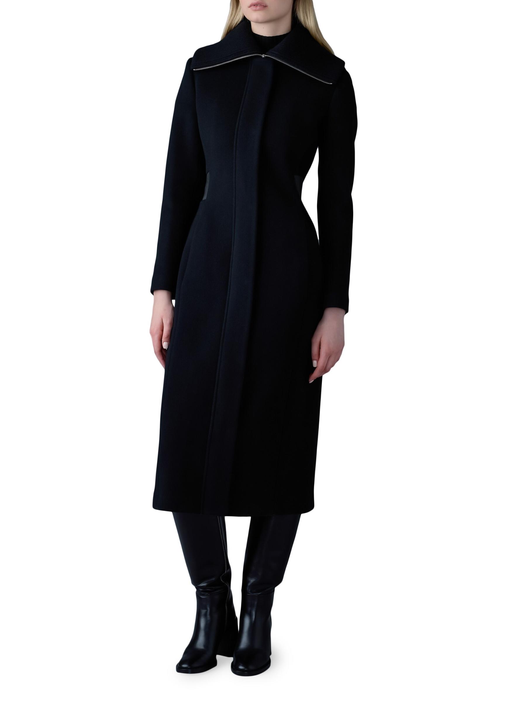 Shop Mackage - Clarice Double-Face Wool Coat | Saks Fifth