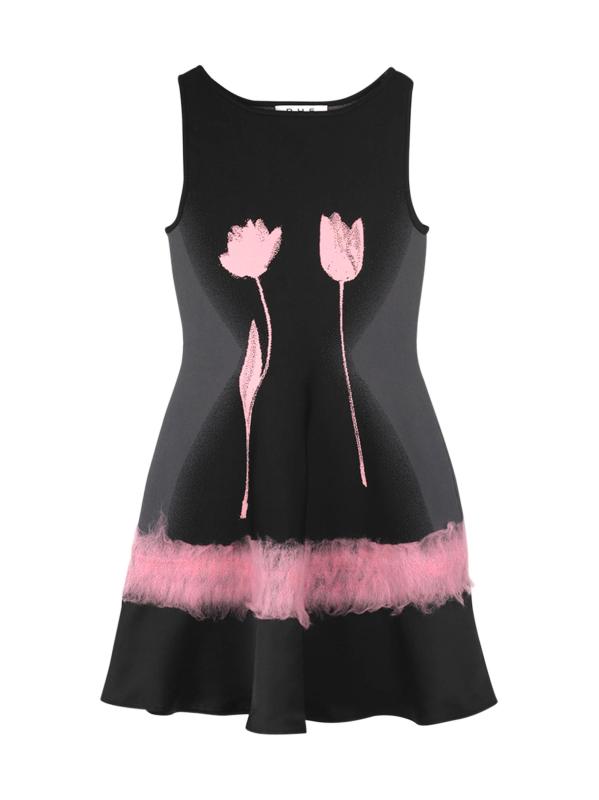 فستان سينا فلورال فيت آند فلير القصير