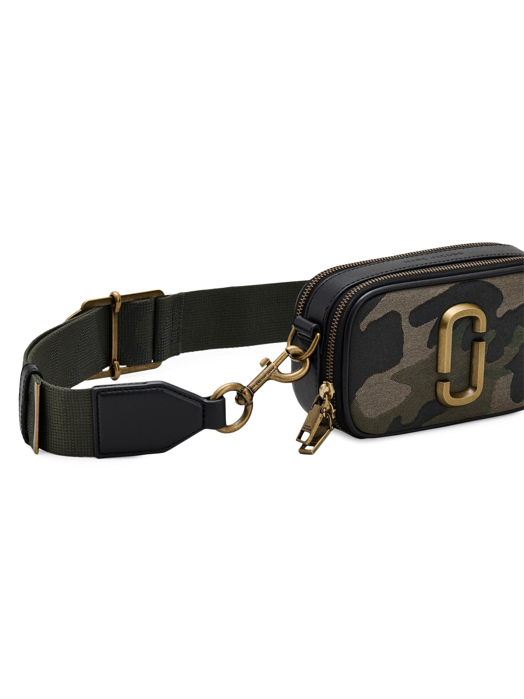 【Marc Jacobs】The Camo Jacquard Snapshot Marc Jacobs The Camo Jacquard Snapshot Green in Woven