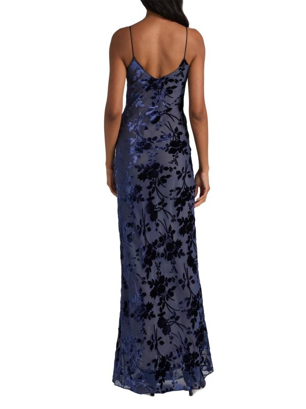 #4: فستان ديفوري فلاور سليب من الحرير المزهّر - القوات البحرية