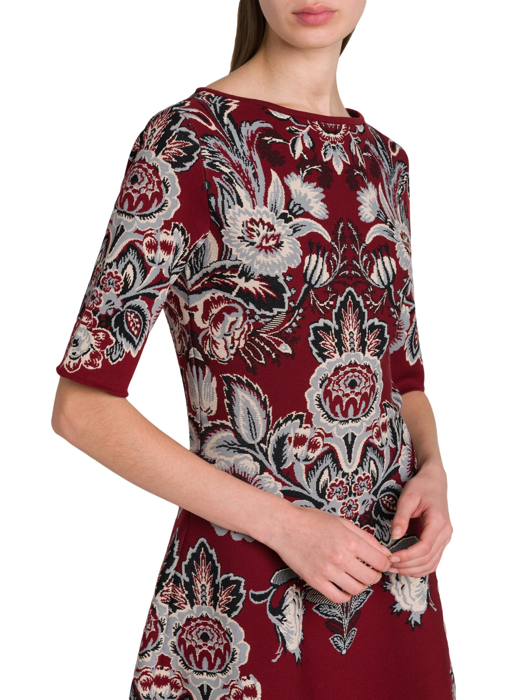 【ETRO】エトロ ニット ミディドレス ETRO - 花柄ニット ミディ丈ワンピース をオンライン購入 | Saks