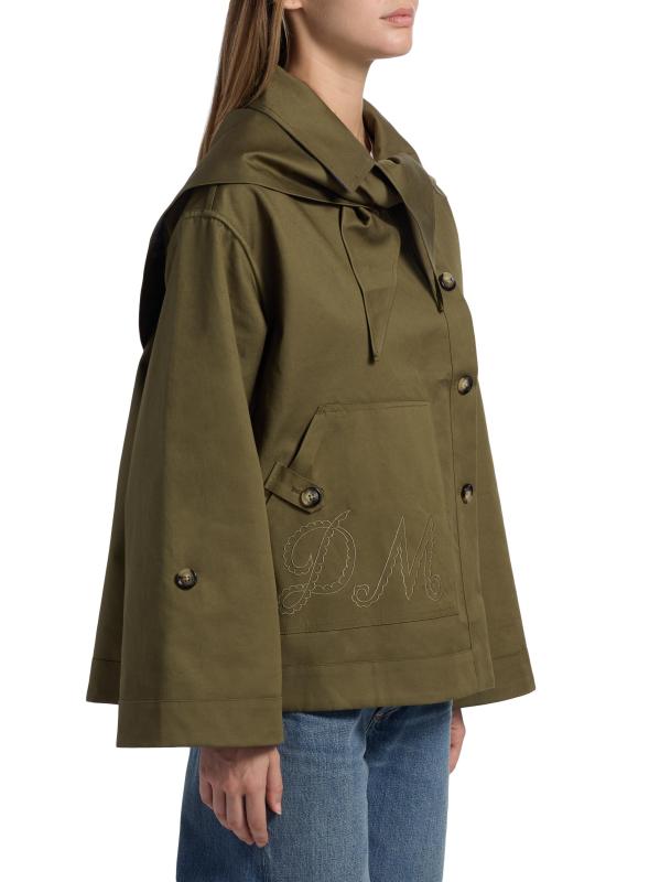 Damson Madder - ジェリー・クロップ・トレンチコート を