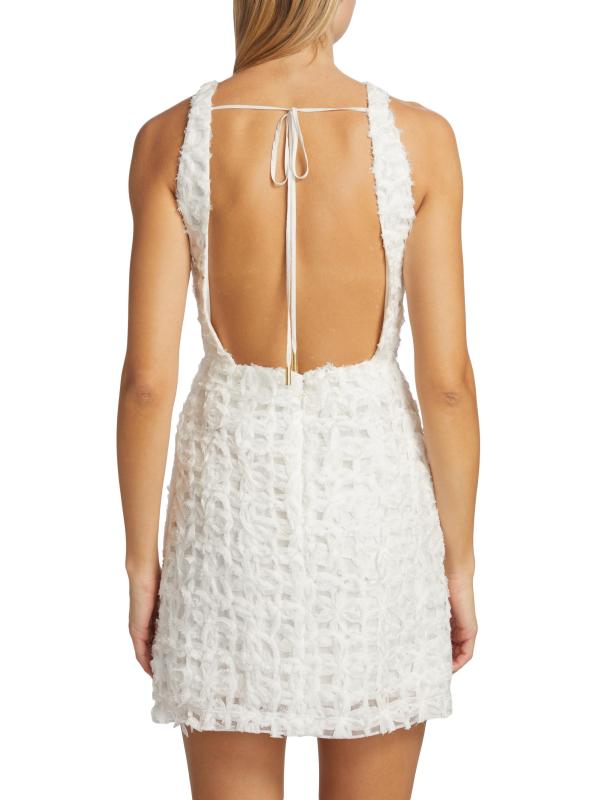 #4: فستان قصير بنقش خماسي - عاجيي