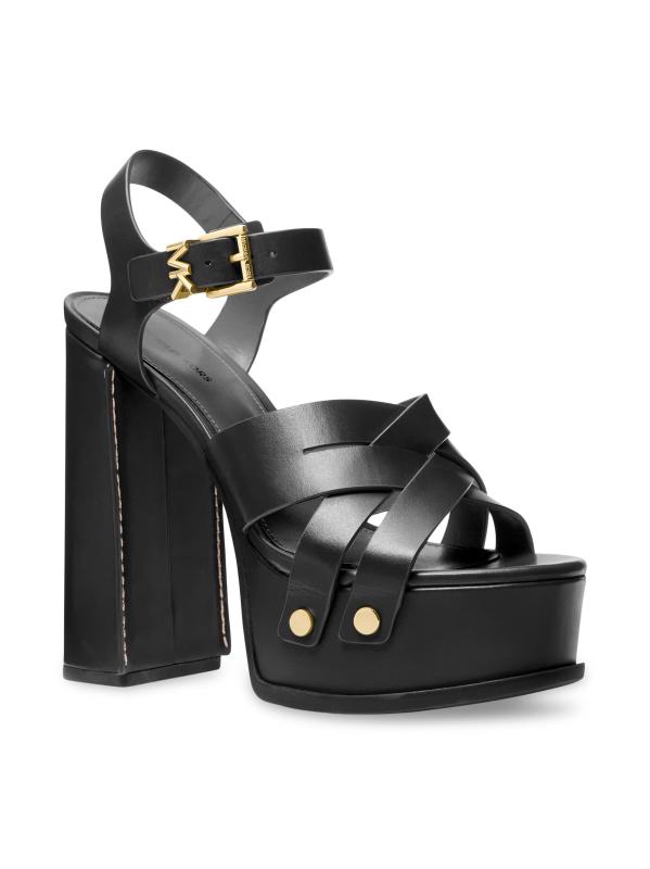 【大注目】Michael Kors ☆ 高級感のある Nora Leather Sandal Nora Leather Wedge Sandal | Michael Kors [US]