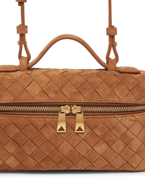 #7: حقيبة فانيتي من الجلد المدبوغ من بانج بانج بانج - ذهب كهرماني