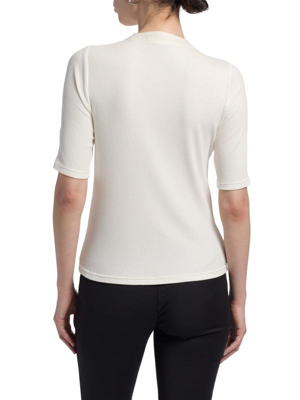 Derek Lam 10 Crosby ★ エイドリアン Vネック リブ Tシャツ Shop Derek Lam 10 Crosby - Adrian V-Neck Ribbed T-Shirt