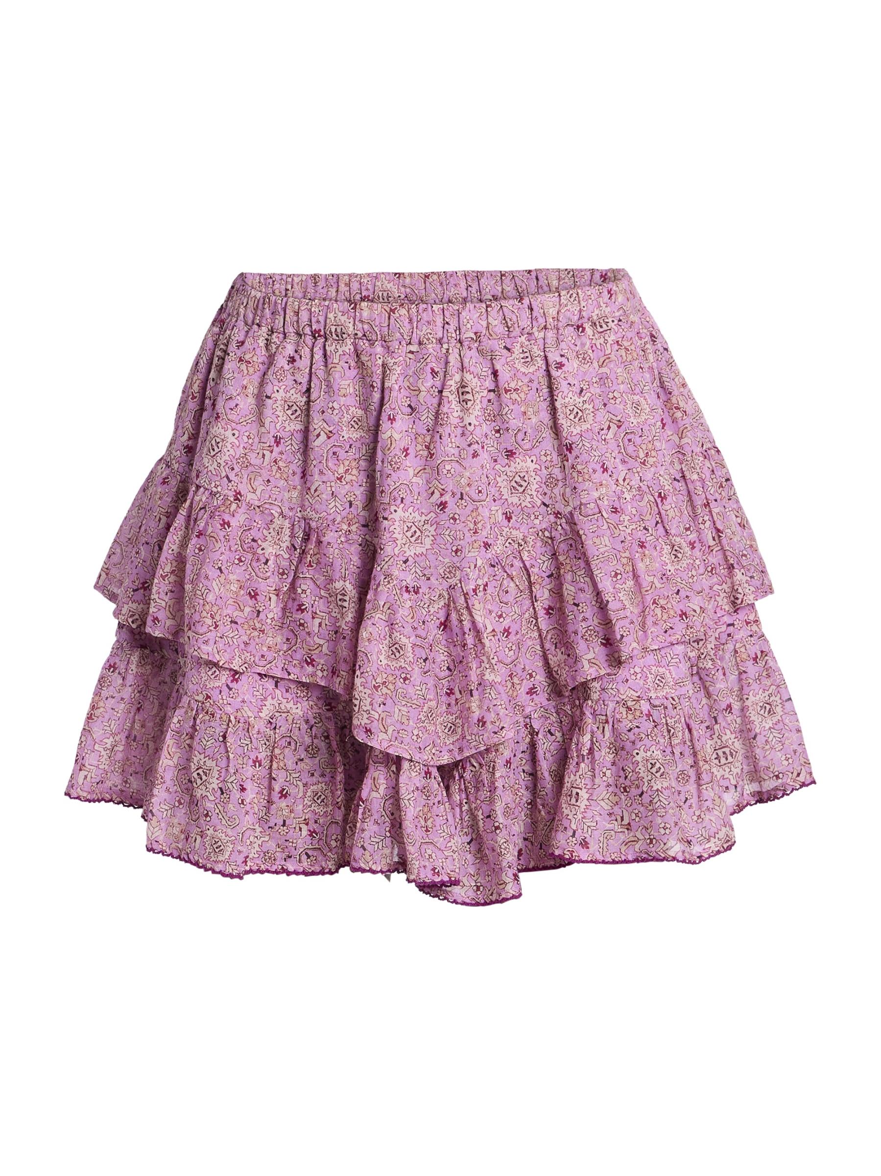 【Marant Etoile】 Jocadia ruffledコットンミニスカート Shop Isabel Marant Étoile - Jocadia Printed-Cotton Tiered