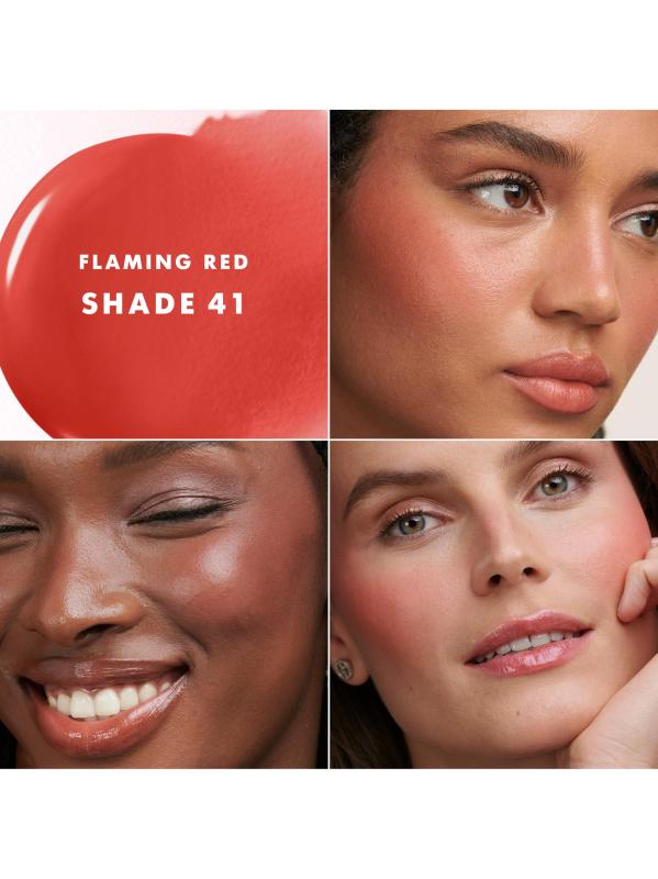 #2: لون خدود حريري مضيء - 4.1 أحمر ملتهب