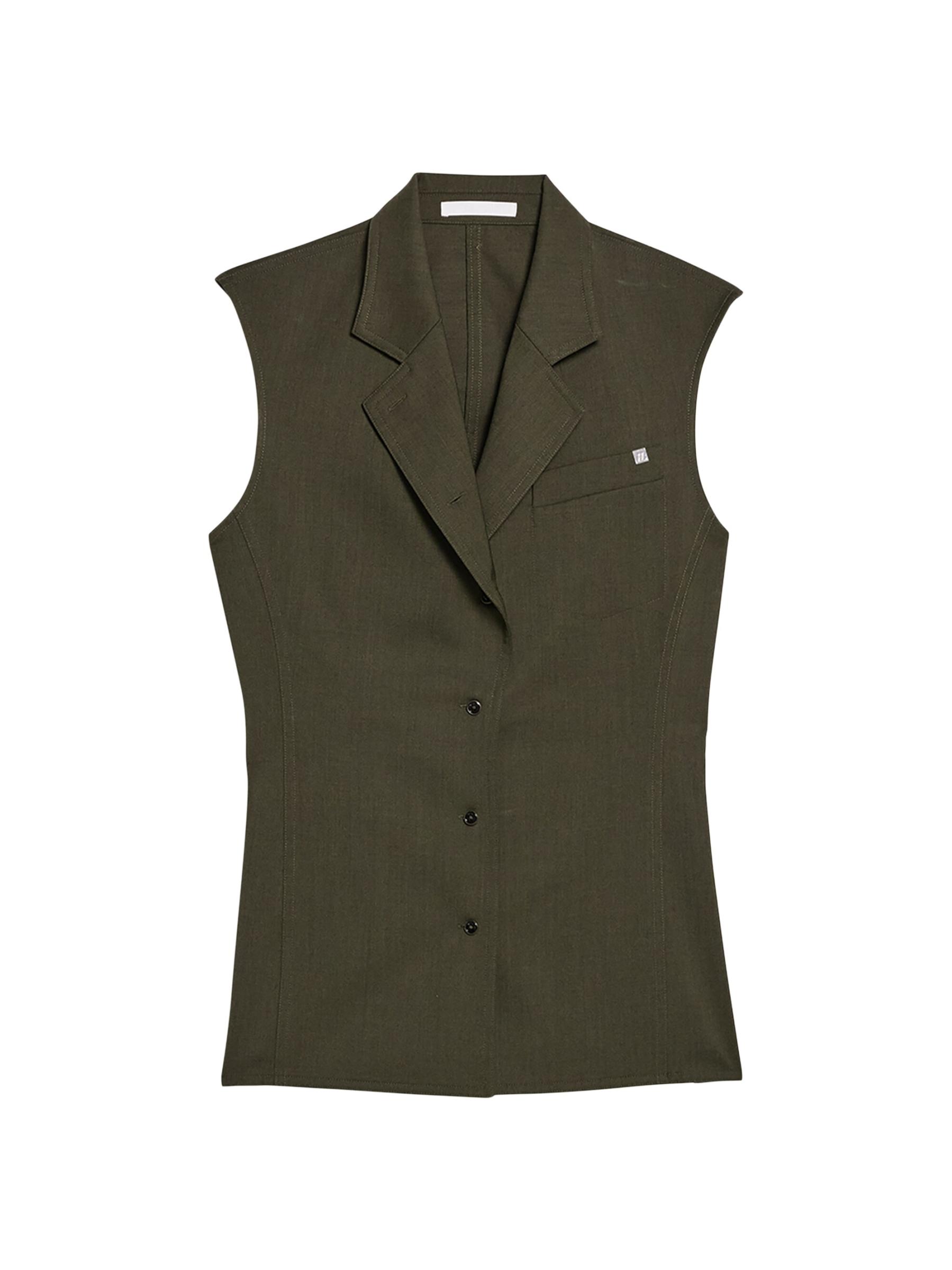 Shop Helmut Lang - Modest Wool Tailored Vest | Saks Fifth