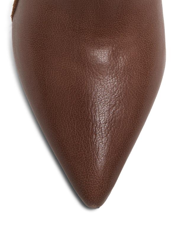 #4: حذاء ماريانا من الجلد المرقع مقاس 90 مم يصل إلى الركبة - توفي براون