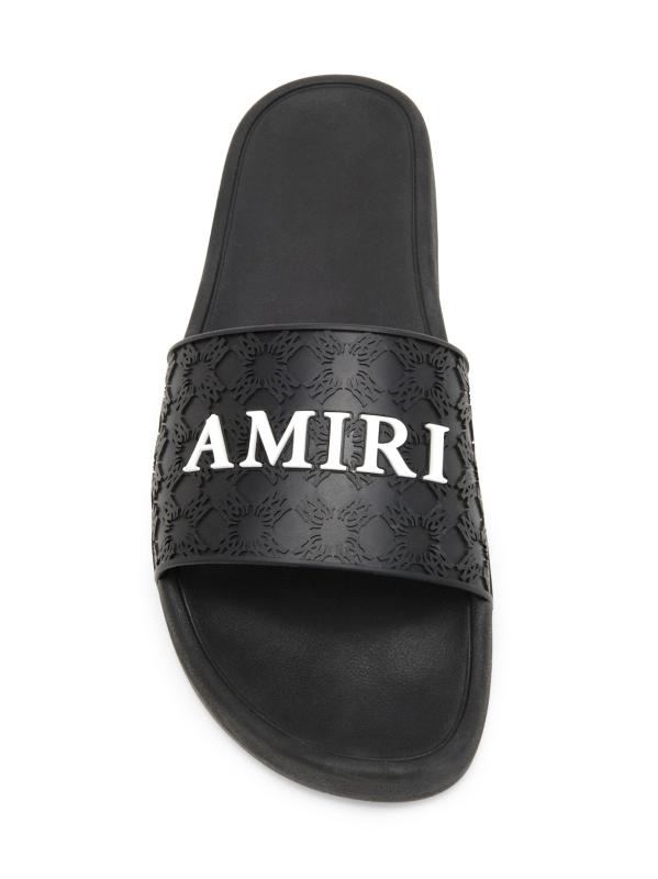 AMIRI MA Quad クワッド プール スライド サンダル Amiri Men's MA Quad Pool Slides | Neiman Marcus