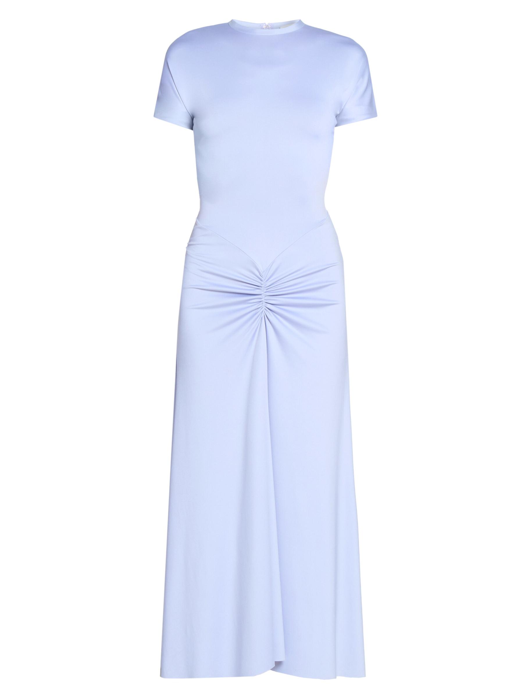 Victoria Beckham - ギャザーコットンTシャツミディドレス を