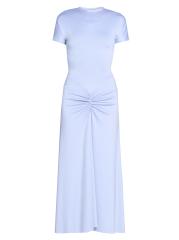 【VICTORIA BECKHAM】アシンメトリー ギャザー ミディドレス Victoria Beckham - ギャザー・アシンメトリック・ミディドレス