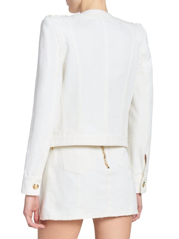 BALMAIN コットン デニム ジャケット Balmain - コットン・デニム・ジャケット をオンライン購入
