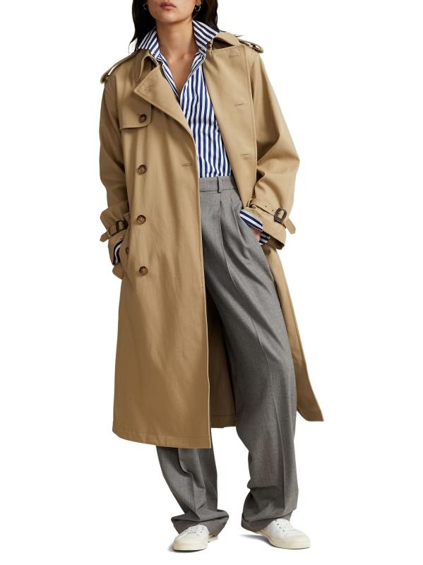 Shop Polo Ralph Lauren - Twill Double-Breasted Trench Coat