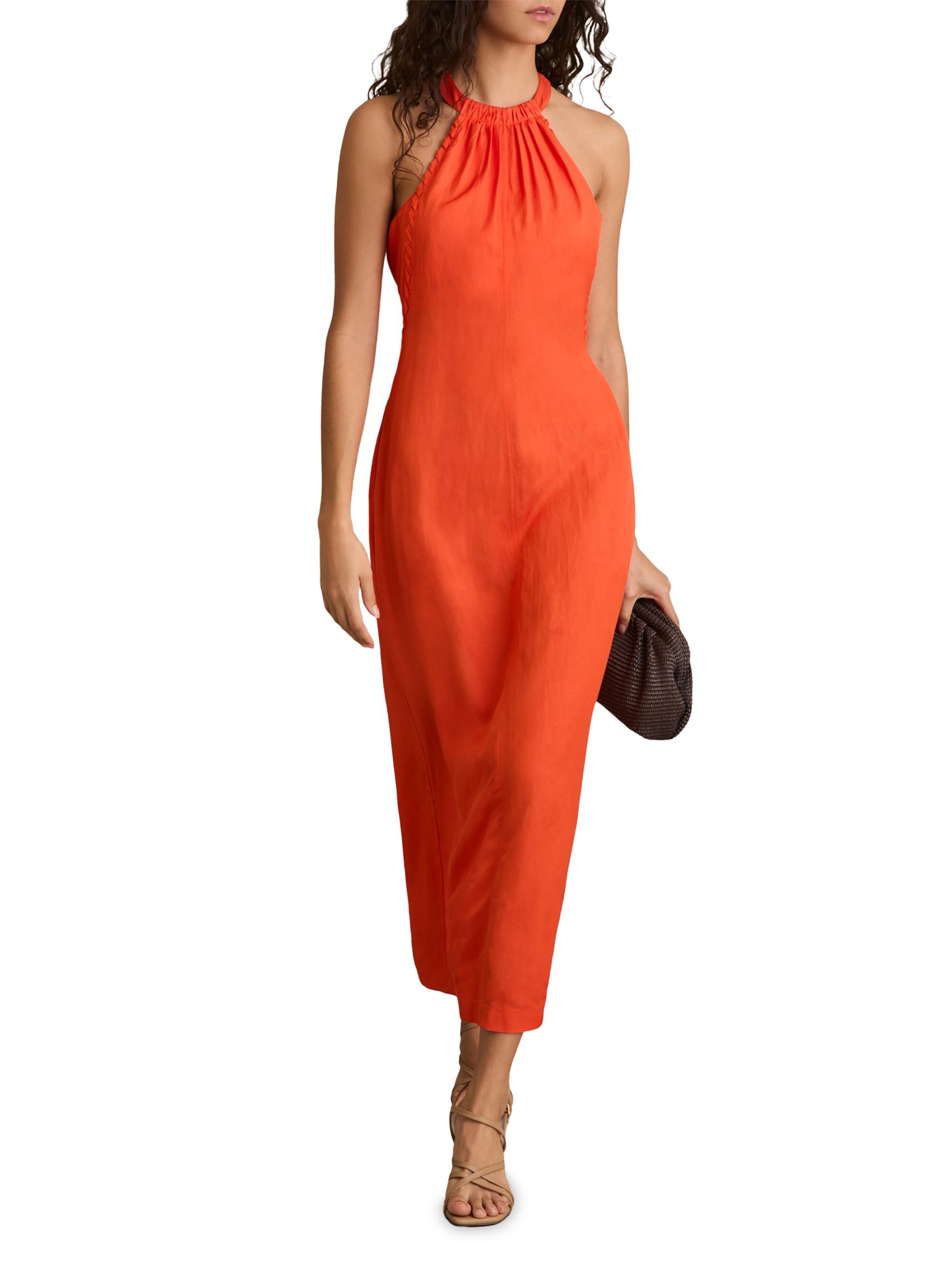 【海外限定】REISSドレス☆Erika Racerback Midi Dress, Red 海外限定】REISSドレス☆Erika Racerback Midi Dress, Red Reiss
